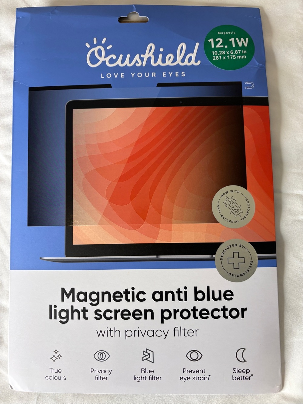 Magnetic Anti Blue Light Screen Protector for Tablets - Blue